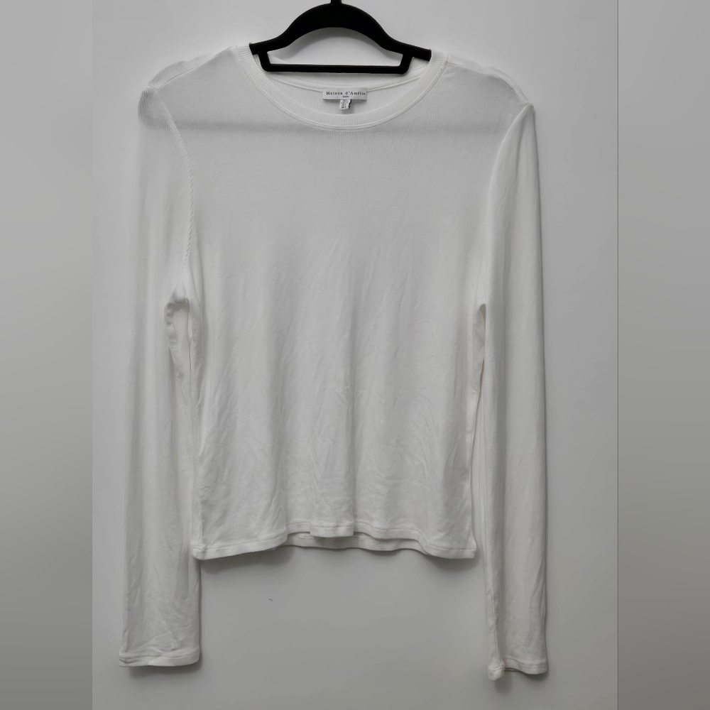 🥊NEW Maison D'Amalie Long Sleeve Ribbed Tee